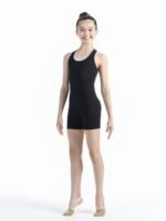 Racerback tank top Solo. Black.