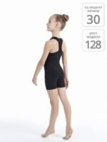 ⁦Racerback tank top Solo. Black.⁩ – תמונה ⁦4⁩