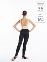 ⁦Leggings with a cutout under the heel Solo RG702-407⁩ – תמונה ⁦3⁩